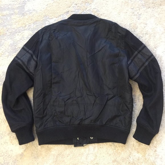 Diesel Wool and Nylon Bomber jacket Sz M - Picture 2 of 10